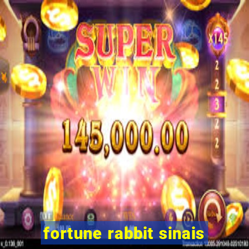 fortune rabbit sinais